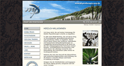 Desktop Screenshot of physiotherapie-prey.de